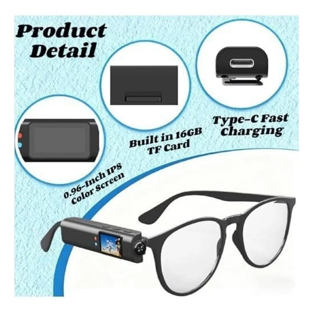 Fanisic‎ HD 1080P Camera Glasses Video and Audio Recorder